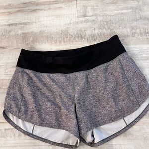 Lululemon Mid Rise Speed Up Short- size 10- EUC